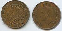 Südafrika 1 Farthing (¼ Penny) G3148 - Cape Sparrows George VI. South Africa Suid Africa -