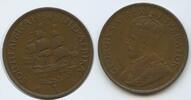 Südafrika 1 Penny G9386 - Ship Dromedaris - King George V. 1910-1936 South Africa Zuid-Afrika -