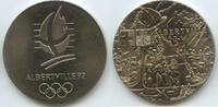 Frankreich Medaille GX811 - Olympiade Albertville 92 Winter Olympic Games France -
