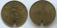 Österreich Wien Token Jeton Wertmarke M#5141 - Aufzug A.& B.G. Wien Aufzugsmarke -