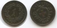 Schweiz Eidgenossenschaft 1 Rappen G16503 - Helvetia Switzerland Suisse -