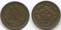 Schweiz Eidgenossenschaft 1 Rappen G16511 - Helvetia Switzerland Suisse -