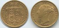 Großbritannien United Kingdom ½ Sovereign Gold M#5450 - Queen Victoria 1837-1901 Great Britain -