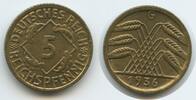 Deutsches Reich Weimar 5 Reichspfennig G10247 - Germany Weimarer Republik -