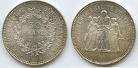 Frankreich 50 Francs Silber M#2106 - Hercules Group - Herkules, Freiheit und Gleichheit - France -
