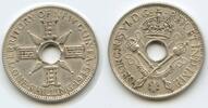 Britisch Neuguinea 1 Shilling Silber (One Shilling) G12937 - New Guinea King George VI. 1936-1952 -