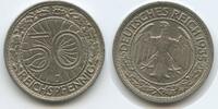 Deutsches Reich Weimar 50 Reichspfennig G10059 - RAR Germany Weimar Republic -