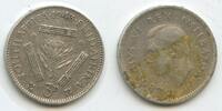 Südafrika 3 Pence Silber H1472 - George VI. 1936-1952 South Africa Suid-Afrika -