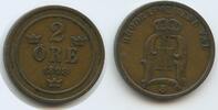 Schweden 2 Öre (2 Øre) M#6211 - Oscar II.1872-1907 Svergie Sweden -