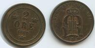 Schweden 2 Öre (2 Øre) M#6248 - Oscar II.1872-1907 Svergie Sweden -
