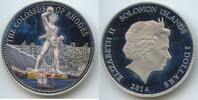 Salomonen - Solomon Islands 2 Dollars Silber Color PA069 - The Colossus of Rhodes - Elizabeth II. -