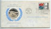 Kapverden Kapverdische Inseln - United Nations Silbermedaille im Numisbrief GN660 - Cabo Verde - Salzmine Vereinte Nationen - New York -