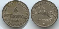 Braunschweig-Calenberg-Hannover 6 Pfennig Silber H1311 - Georg V. 1851-1866 -