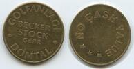 Deutschland Bundesrepublik Rheinland-Pfalz Wertmünze Wertmarke Jeton Token G13393 - Golfanlage Domtal Becker Stock GdBR Mommenheim -