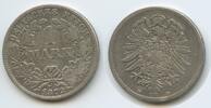 Deutsches Reich Kaiserreich 1 Mark Silber G10349 - Wilhelm I. 1871-1888 Germany Empire -