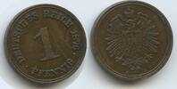 Deutsches Reich Kaiserreich 1 Pfennig G9564 - Wilhelm I. 1871-1888 Germany Empire -