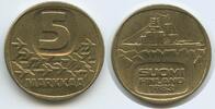 Finnland Republik 5 Markkaa G13911 - Eisbrecher URHO Finland Suomi -