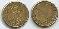 Niederlande 5 Gulden G13488 - European Football Championship Fussball EM Beatrix Netherlands -