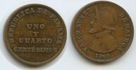 Panama 1¼ Centesimos (Uno y Cuarto) M#7043 - Vacso Nunez de Baloba -