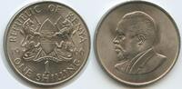 Kenia One Shilling (1 Shilling) G12834 - Präsident Mzee Jomo Kenyatta Kenya -