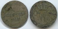 Württemberg VI Kreuzer H1132 - Wilhelm I. 1816-1864 -