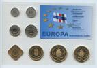 Niederländische Antillen 1 Cent bis 5 Gulden KMS GN692c - Netherlands Antilles Kursmünzensatz Coin Mint Set -