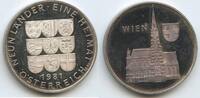 Österreich 2.Republik Silbermedaille M#7378 - Wien - Neun Bundesländer - Eine Heimat -