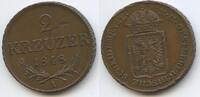 Österreich Kaiserreich Revolution 1848-1849 2 Kreuzer G5447 - Franz Joseph I. 1848-1916 Austria -