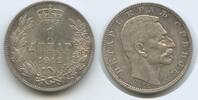 Serbien 1 Dinar Silber M#3024 - Peter I. 1903-1918 Republika Srbija -