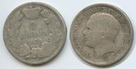 2 Dinara Silber 1879 Serbien Königreich M#3026 - Milan Obrenovich IV. 1868-1889 Kingdome Serbia Schön