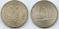 Österreich 1.Republik 1918-1938 2 Schilling (Doppelschilling) G5904 - Fischer von Erlach Karlskirche Austria -