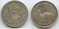 Spanien Kanareninsel Medaille M#7049 - Fuerteventura Vogel Avutarda -