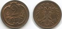 Österreich Kaiserreich 2 Heller G3984 - Franz Joseph I. 1848-1916 Austria -