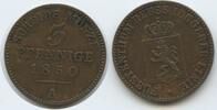 Reuss Schleiz - Jüngere Linie 3 Pfennig G6801 - Heinrich LXII. 1818-1854 -