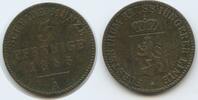 Reuss Schleiz - Jüngere Linie 3 Pfennig G6802 - Heinrich LXVII. 1854-1867 -