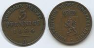 Reuss Schleiz - Jüngere Linie 3 Pfennig G6808 - Heinrich LXVII. 1854-1867 -