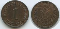Deutsches Reich Kaiserreich 1 Pfennig G10142 - Wilhelm II. 1888-1918 Germany Empire -