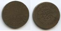 Frankreich Antwerpen Siege Coinage 5 Centimes G9056 - Siège d'Anvers Napoleon I. RAR Franc -