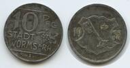 Deutsches Reich Rheinland 10 Pfennig Notgeld G4956 - Stadt Worms a. Rh. Kriegsgeld -