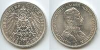 Deutsches Reich Kaiserreich Preussen 3 Mark Silber S0047 - Wilhelm II. 1888-1918 German States Prussia -