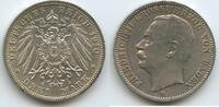 Deutsches Reich Kaiserreich 3 Mark Silber S0121 - Baden Friedrich II. 1907-1918 German States Baden -