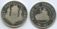 Deutschland Bundesrepublik - Frankreich Medaille Souvenir Token G13045 - Alte Hansestadt Lemgo - Mairie de Vandœuvre-lès-Nancy -