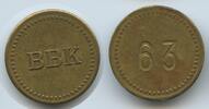 Bayern Biermarke Wertmarke Bierzeichen G15549 - BBK Bayerische Brauerei Kaiserslautern - Nr.63 eingeschlagen -