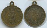 Religiöse Medaille Wallfahrtsmedaille Pilgermedaille M3560 - O Maria ohne Sünd empfangen bitte für uns - Wundertätige Medaille -