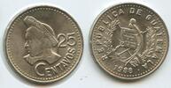 Guatemala 25 Centavos G2634 - Republic of Guatemala Central America -