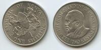 Kenia One Shilling (1 Shilling) G11573 - Präsident Mzee Jomo Kenyatta Kenya -