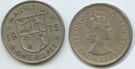 Mauritius One Rupee G11497 - Queen Elisabeth II. -