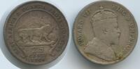 25 Cents Silber 1906 Britisch Ostafrika & Uganda - East Africa British G11863 - RAR King Edward VII. 1906-1910 - Löwe - Uganda, Tansania, Kenia S...