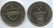 Deutschland Nordrhein-Westfalen Schwerte Medaille Schwerter Nickel G13601 - Grafschaft Mark Festwoche vom 21. 29.8.1997 - 600 Jahre Stadtrecht -