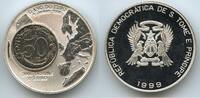 Saint Thomas and Prince Islands 2000 Dobras 1 Euro Silber G0161 - Italy - 50 Lire Year of the EURO - Saint Tome & Pricipe -